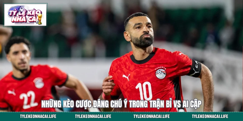 Những kèo cược đáng chú ý trong trận Bỉ vs Ai Cập
