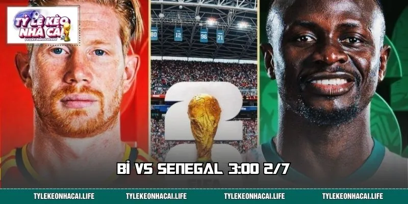 Đại Chiến Bỉ vs Senegal 3:00 2/7 - Kèo Nào Sáng Hơn?